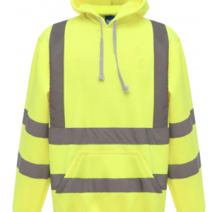 Sweatshirt capuche haute visibilité