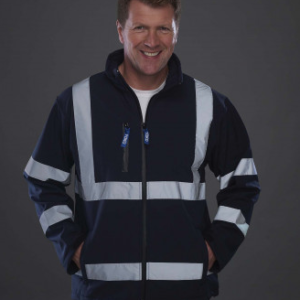 Veste softshell haute visibilité