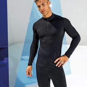 Haut zippé performance multi-sport sans coutures