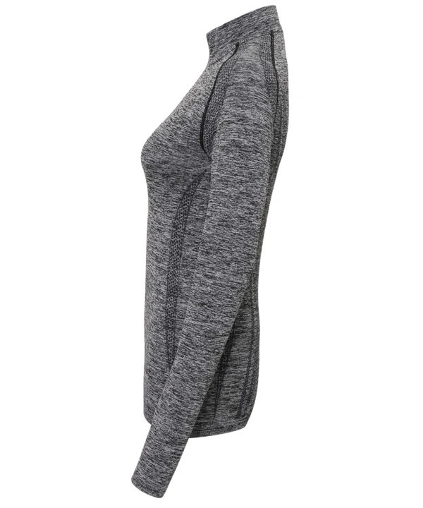 Haut zippé performance femme multi-sport sans coutures – Image 4