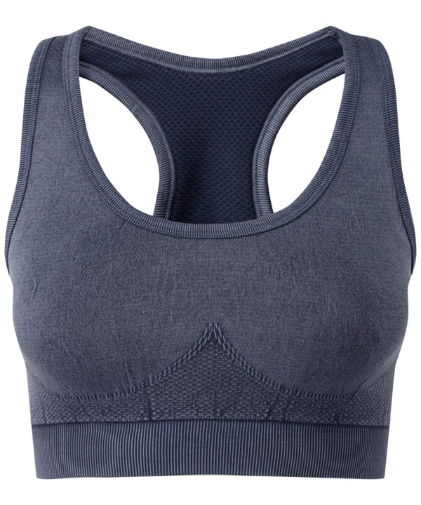 Brassière sans couture aspect denim – Image 2