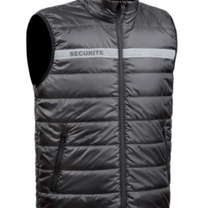 Gilet sans manches Sécu-One sécurité noir