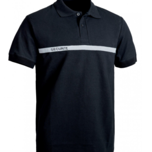 Polo Sécu-One sécurité bande grise