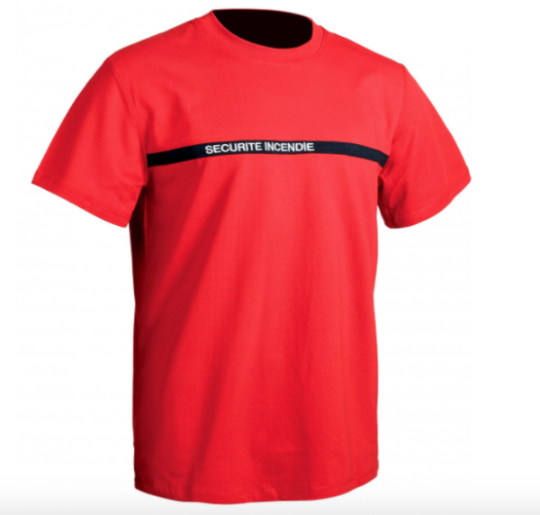 T-shirt Sécu-One sécurité incendie – Image 2