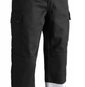 Pantalon F2 bandes rétro-réfléchissantes noir