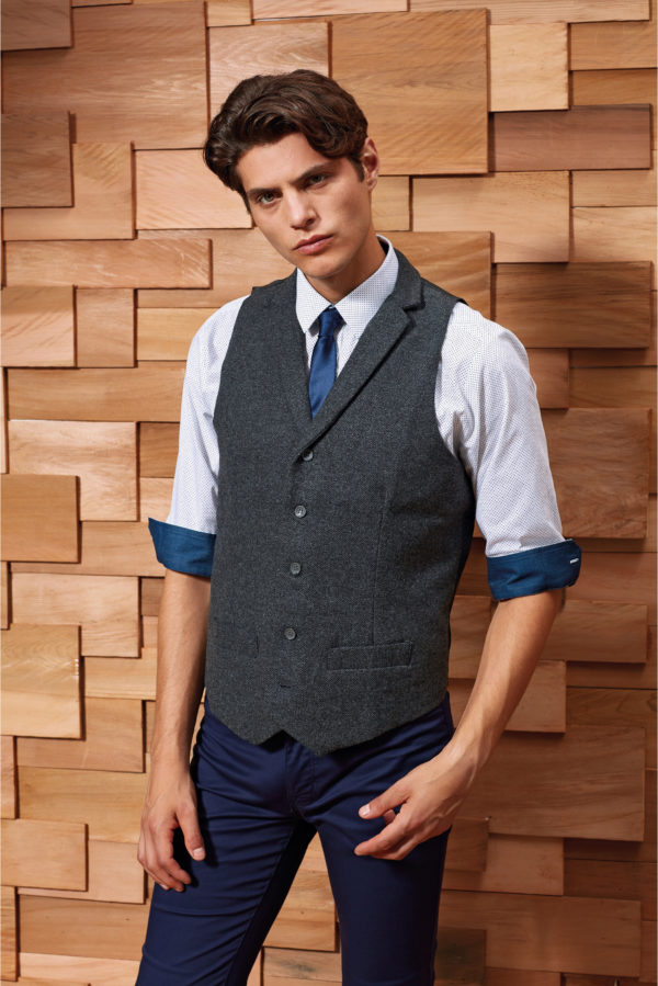 Gilet chevrons homme